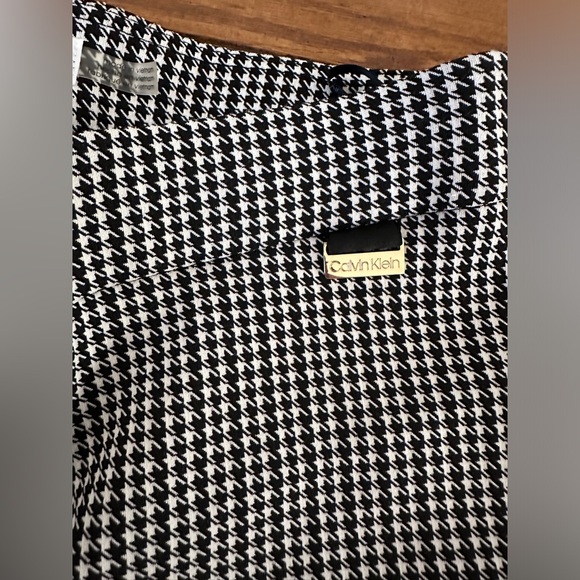 Calvin Klein pants. Color black and white. Size small. Like new. - Picture 3 of 3